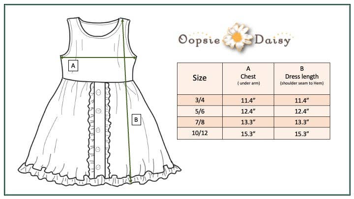 Kids Pink & Blue Wide Stripe Floral Ruffle Summer Dress