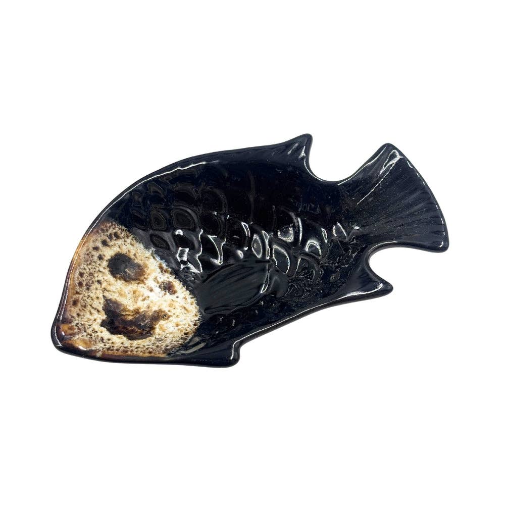 Ceramic Fish Trinket Dish - Assorted