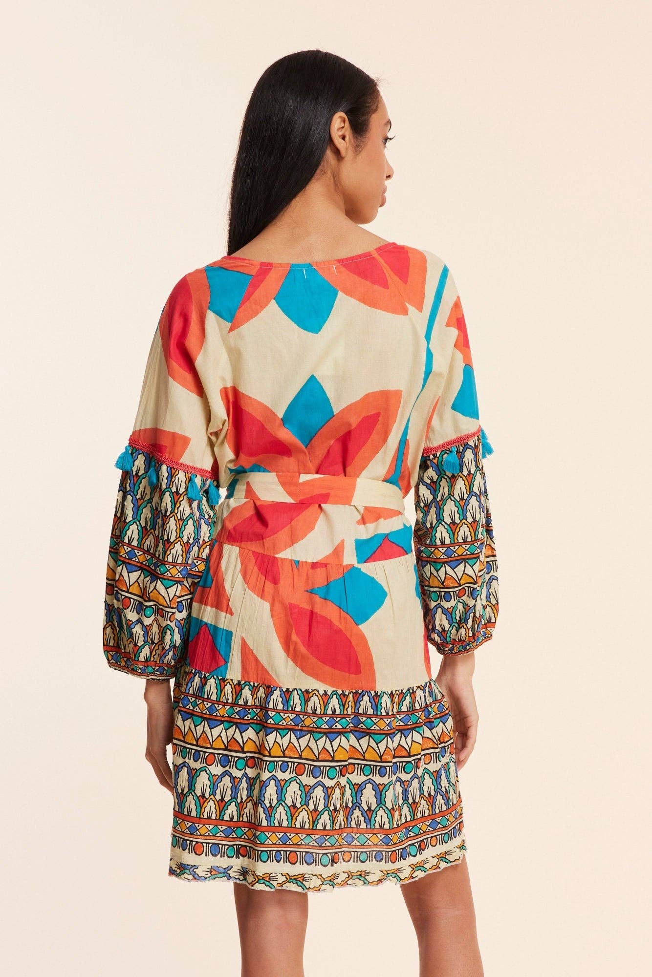 Alcee Multicolor Moroccan Fall Resort Dress