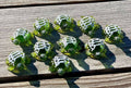 Glass Turtle Sitter Miniature Collectible Figurine - Small