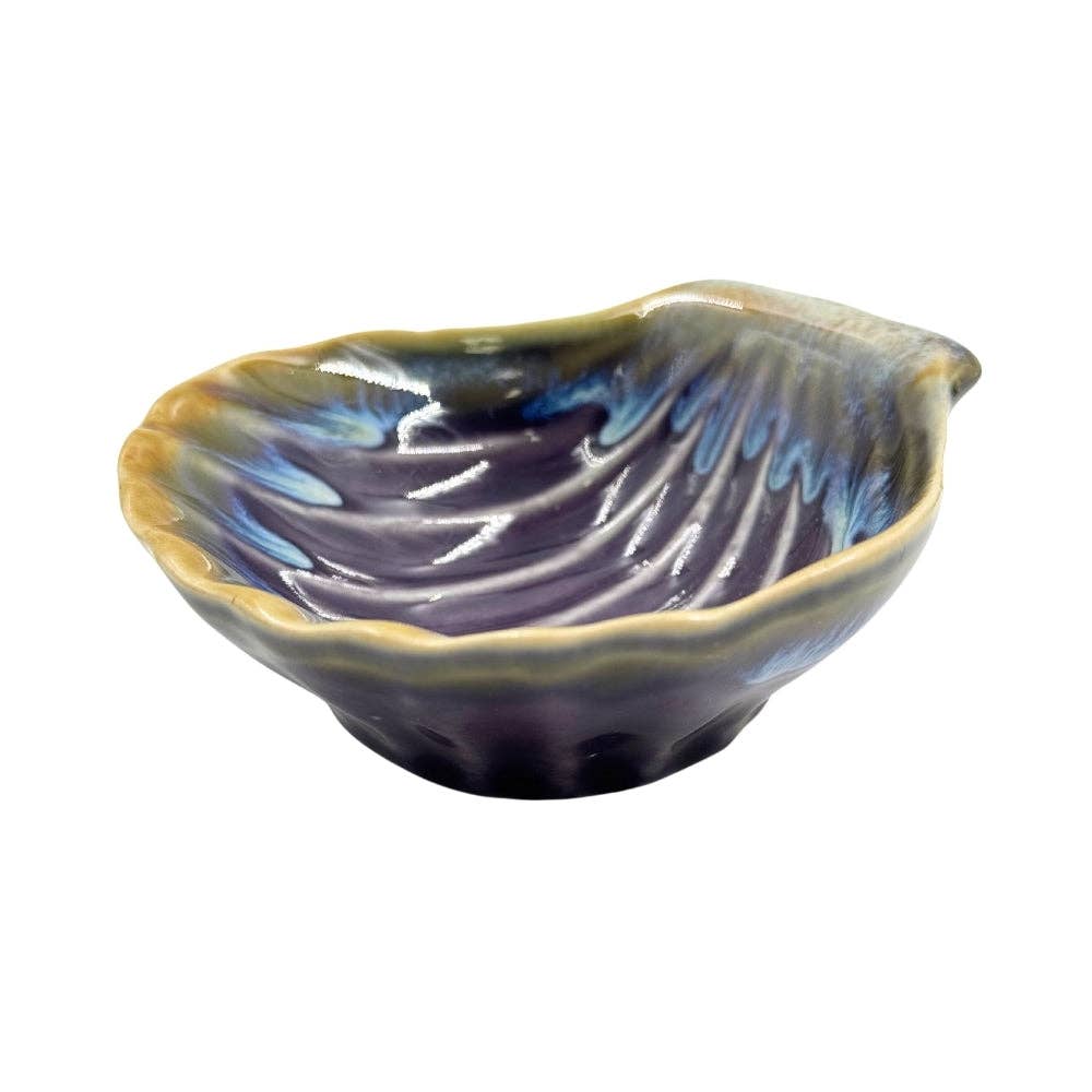 Ceramic Clam Shell Trinket Dish - Assorted