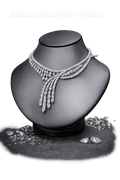 Diamond Chandelier Necklace