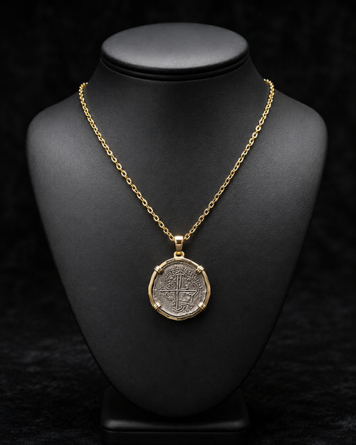 Authentic Atocha Shipwreck Treasure Coin Necklace – Certified Spanish Treasure Jewelry