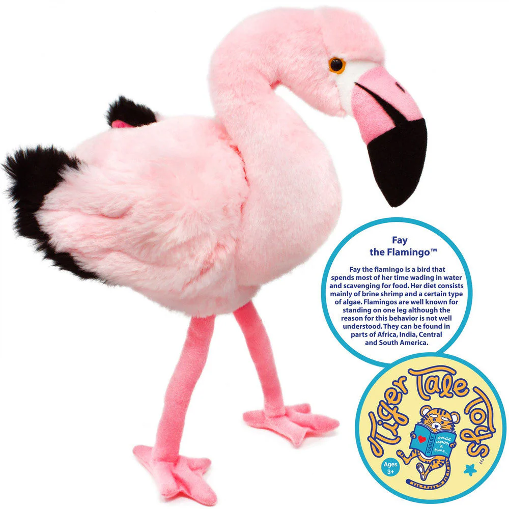Fay The Flamingo 13 Inch Stuffed Animal Plush