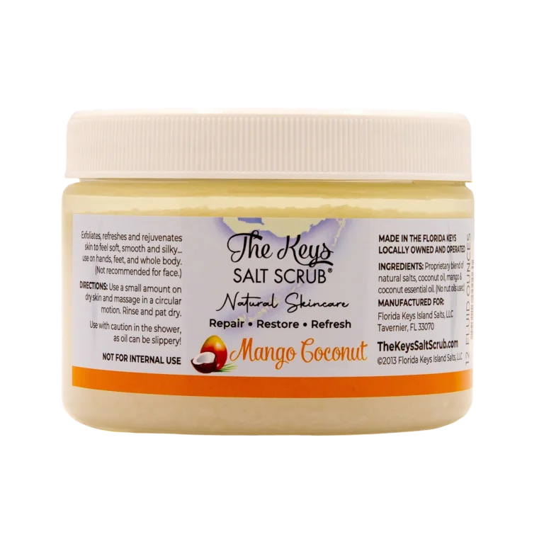 Mango Coconut Salt Scrub – 12oz