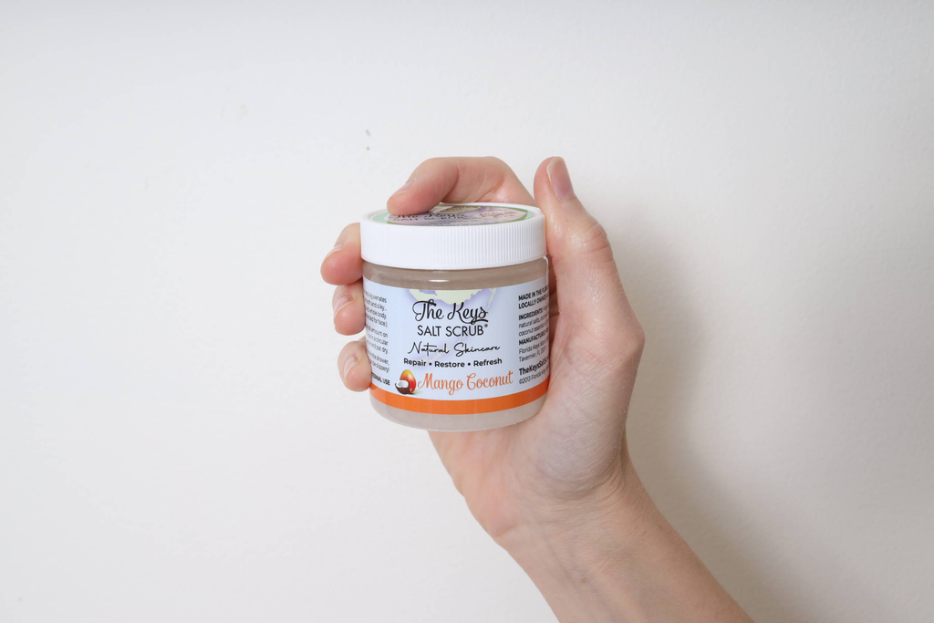 Mango Coconut Salt Scrub – 3.4oz Travel Size