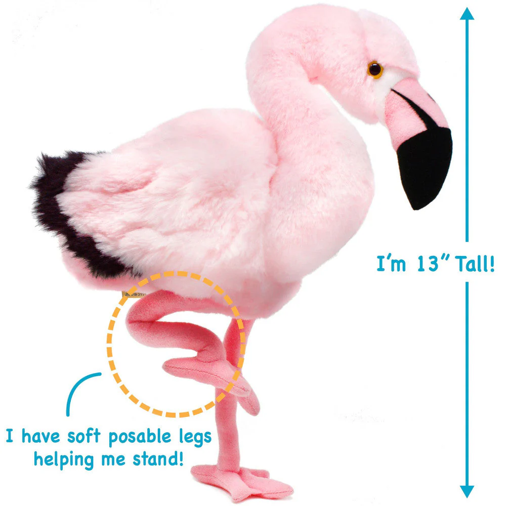 Fay The Flamingo 13 Inch Stuffed Animal Plush
