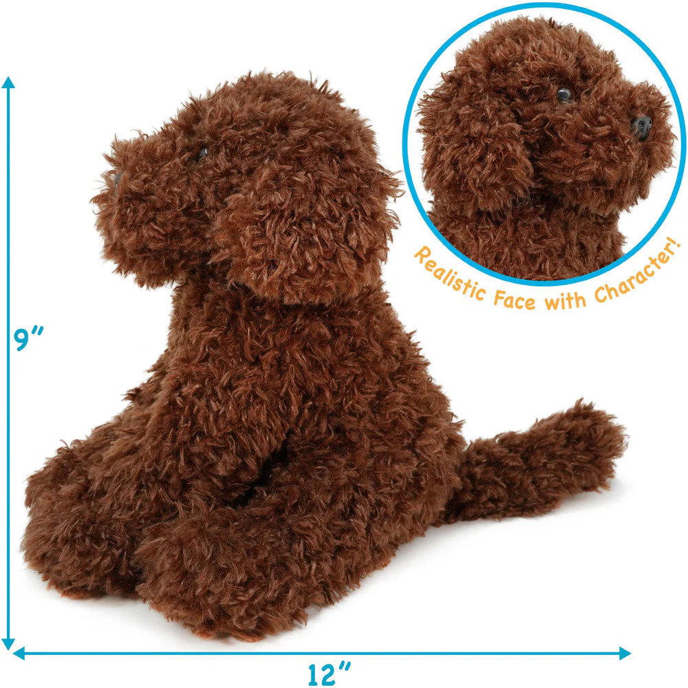 Laurel The Labradoodle 12 Inch Stuffed Animal Plush