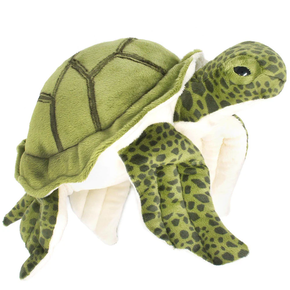 Turquoise The Green Sea Turtle 10 Inch Stuffed Animal Plush