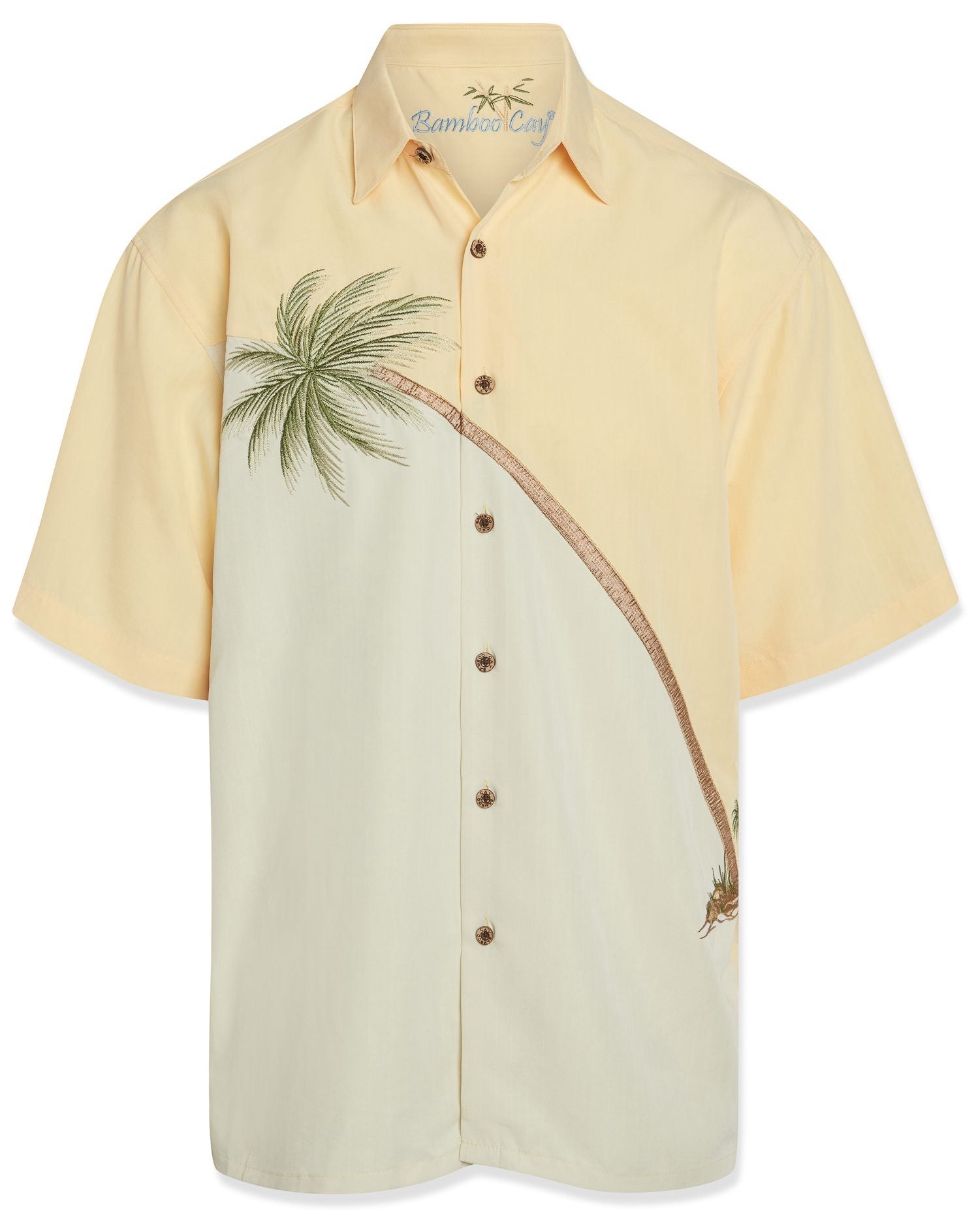Hurricane Palm Embroidered Shirt