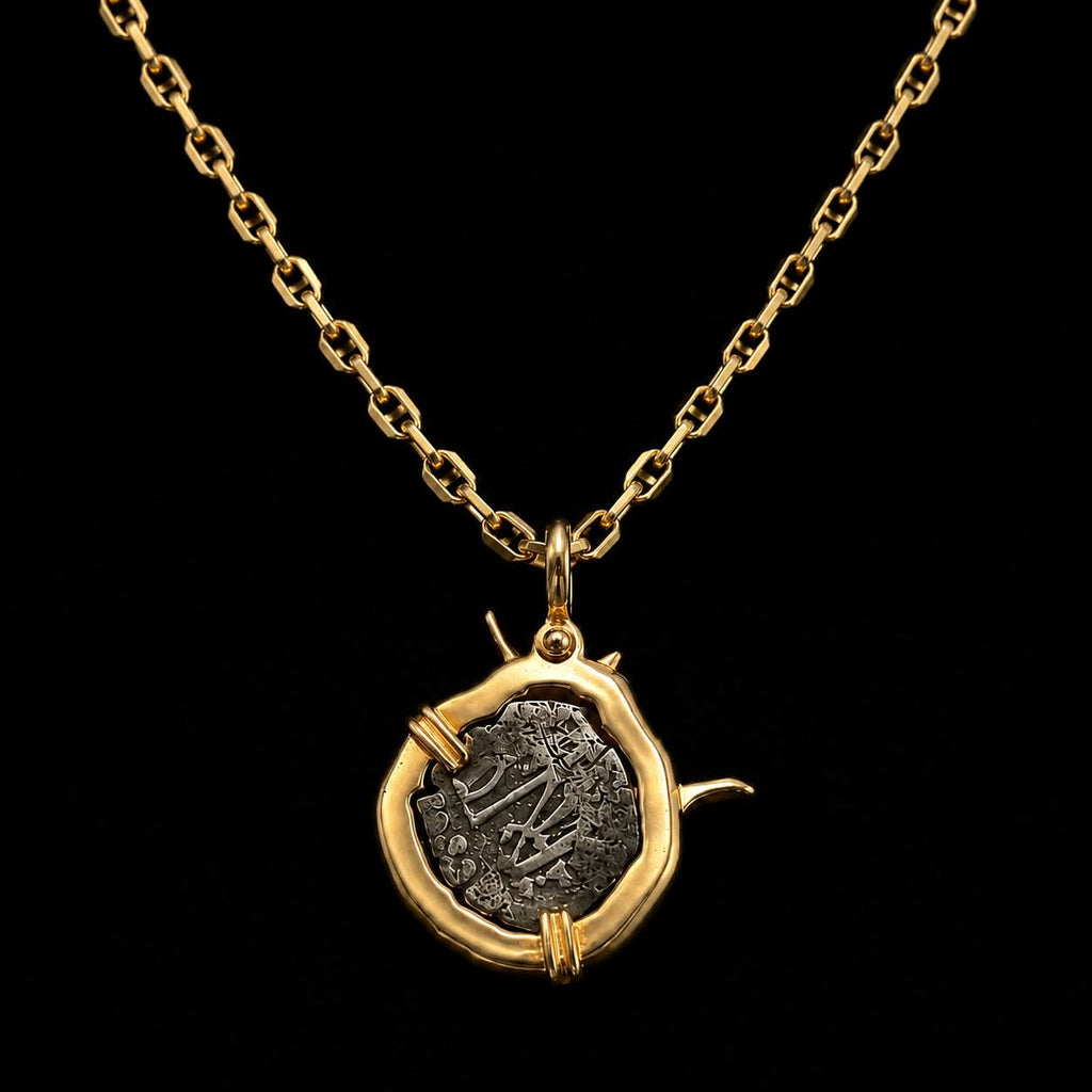 Atocha coin necklace with Marlin