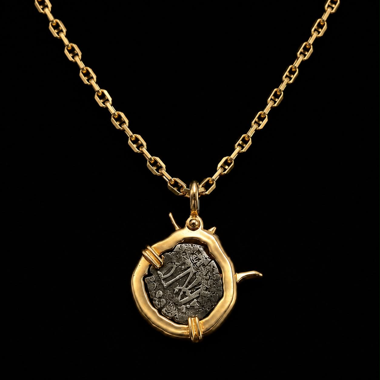 Atocha coin necklace with Marlin