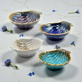 Ceramic Clam Shell Trinket Dish - Assorted