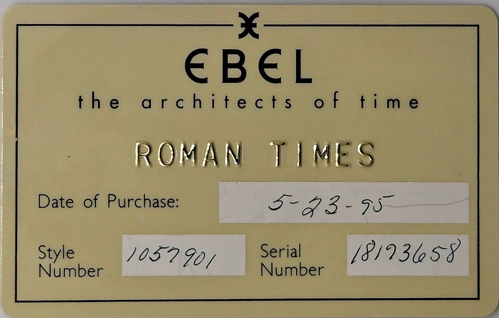 Ebel Sportwave 18kt  yellow gold& Stainless Steel Watch 166901 with new battery